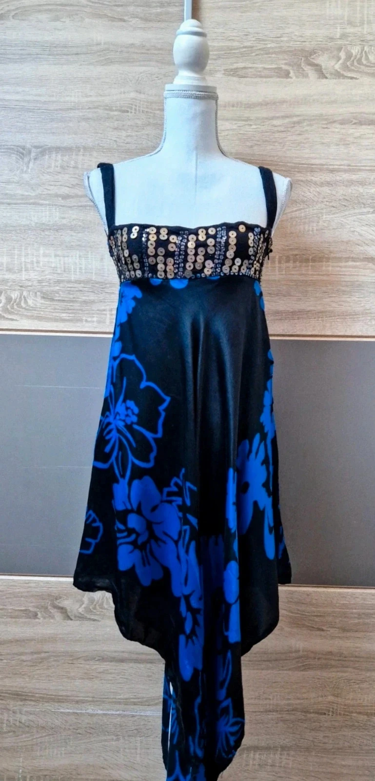 Robe en soie.